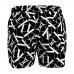 Calvin Klein ανδρικό μαγιό short σε μαύρο χρώμα με λευκά γράμματα KM0KM00968 0GK